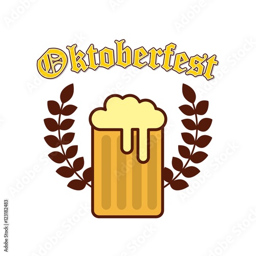 welcome oktoberfest beer festival vector illustration design