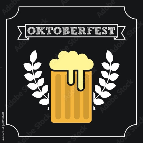 welcome oktoberfest beer festival vector illustration design