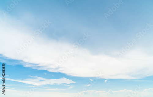 blue sky with cloud © topntp