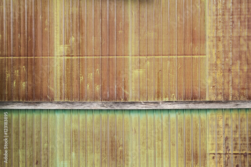 Old metal sheet roof texture. Abstract background.