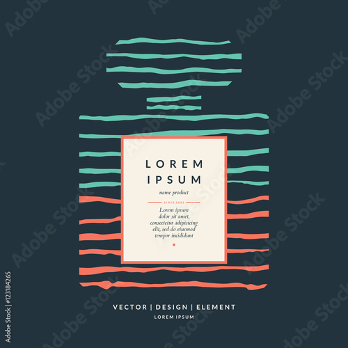 Moder perfume bottle.