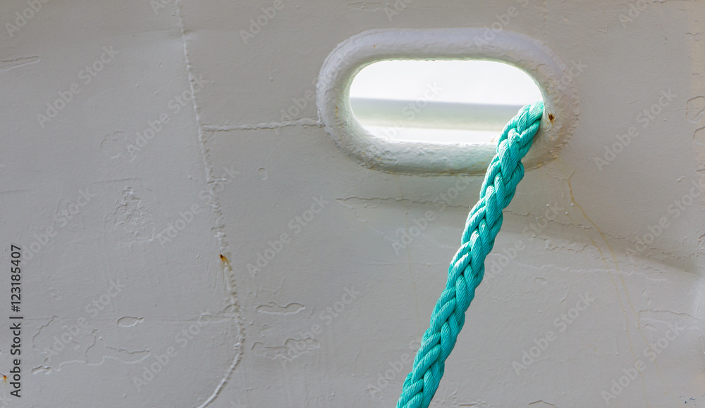 Obraz premium Bow of a vessel from sideway