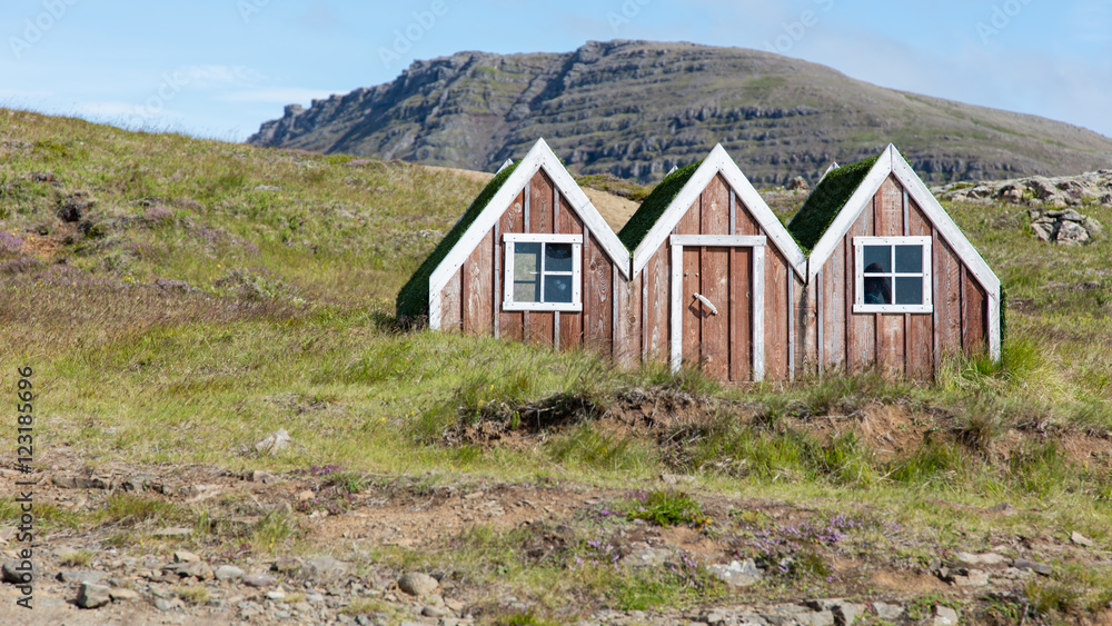 Small toy elf house in Iceland Small toy elf house in Iceland