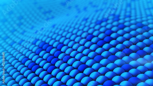 Macro structure abstract 3D...