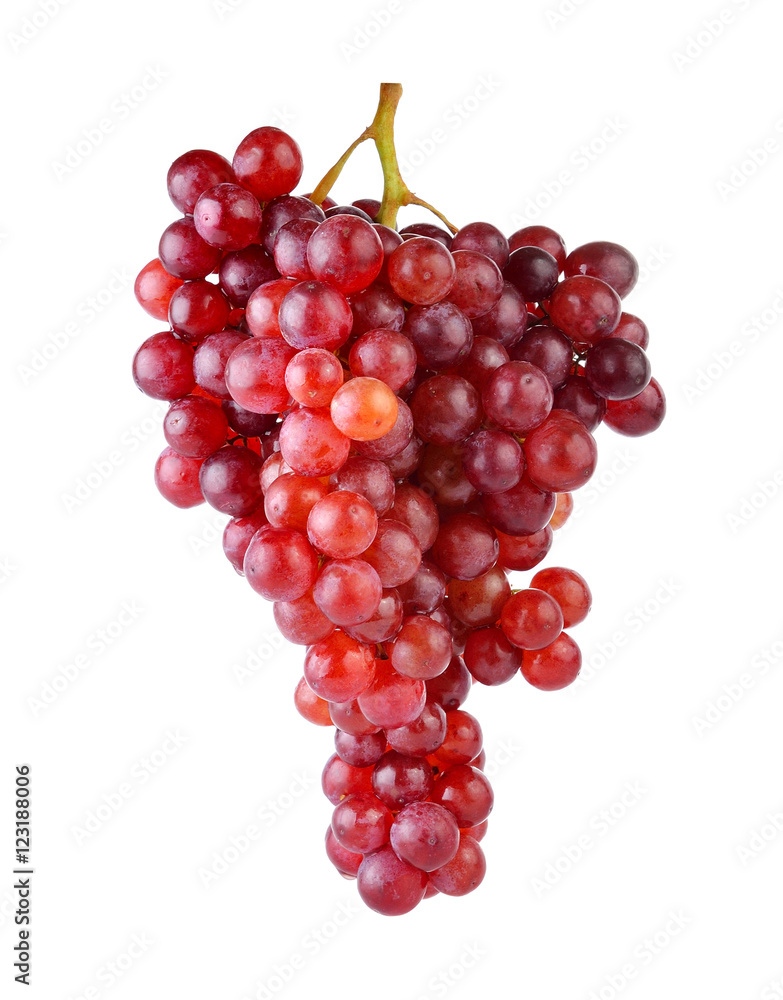 grapes isolated on over white background grapes isolated on over white background