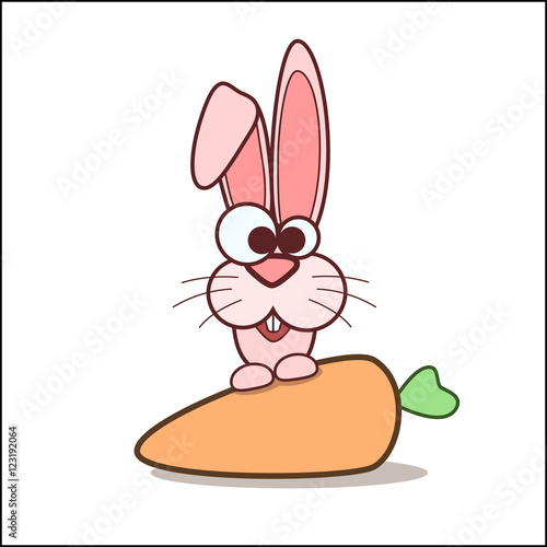 Cartoon Funny Rabbit
