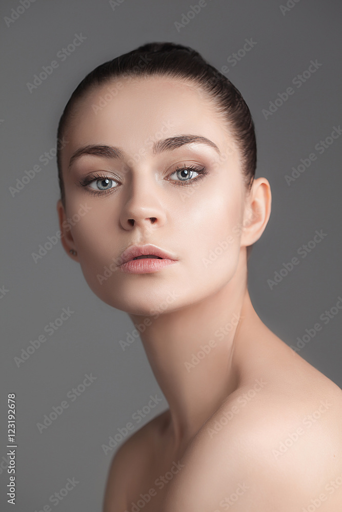 Beautiful Girl face. Perfect skin Beautiful Girl face. Perfect skin