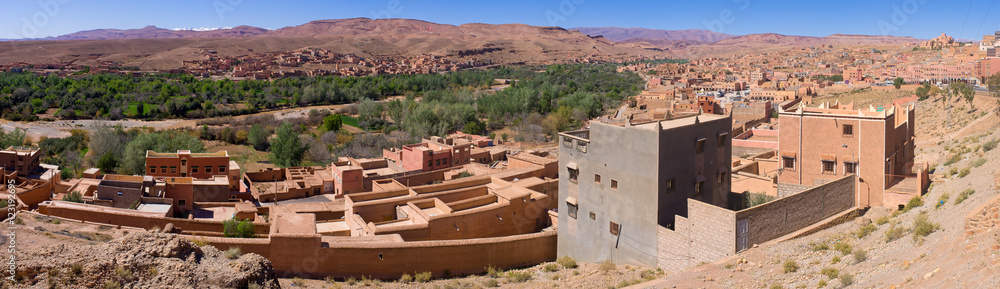 Tinghir city in Morocco