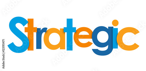 "STRATEGIC" Letters Icon 