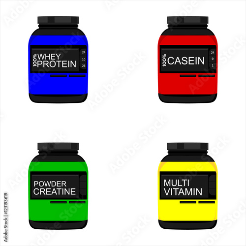 Sport nutrition vector