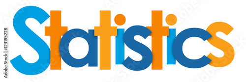STATISTICS Vector Letters Icon