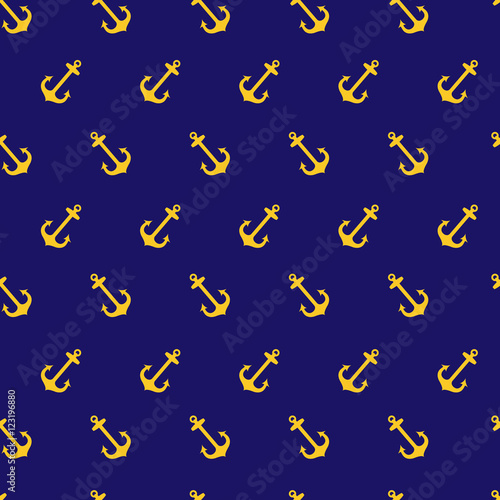 Marine seamless pattern