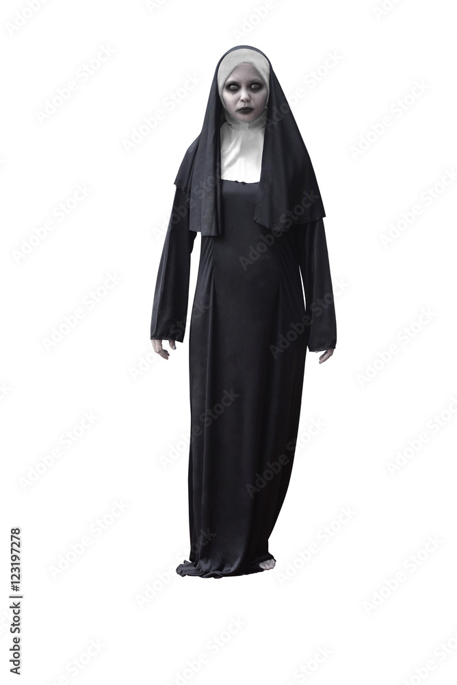 Fototapeta premium Scary Devil Nun