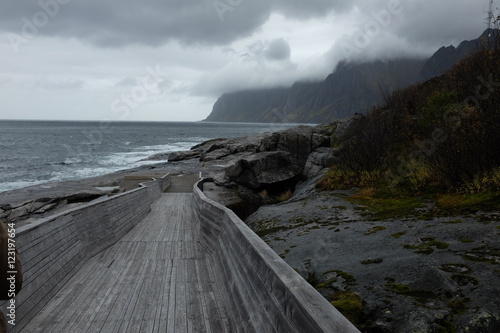 Norway, Senja / Storm on second largest island. photo