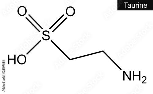 Photos Molecular structure of taurine
