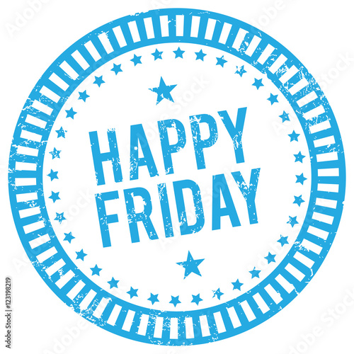 Happy friday stamp