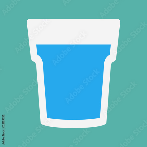 glass flat icon