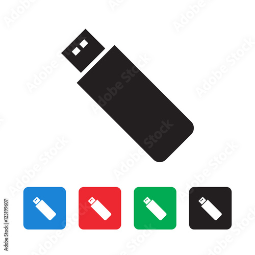 USB flash memory icon