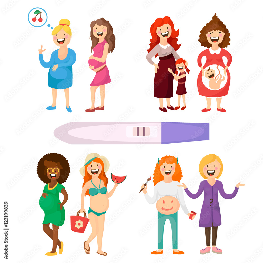 expectant mother , pregnancy , pregnant woman , the joy of motherhood , vector graphics expectant mother , pregnancy , pregnant woman , the joy of motherhood , vector graphics