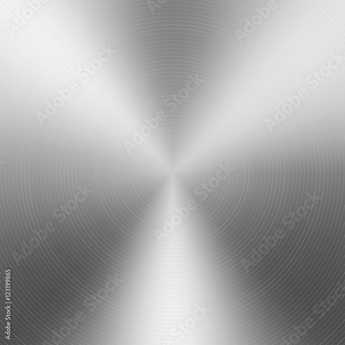 Metal radial background. Vector illustration.