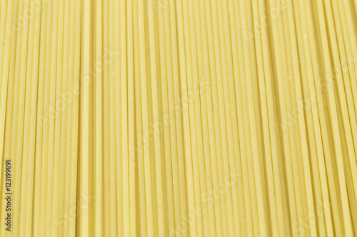 Uncooked pasta spaghetti