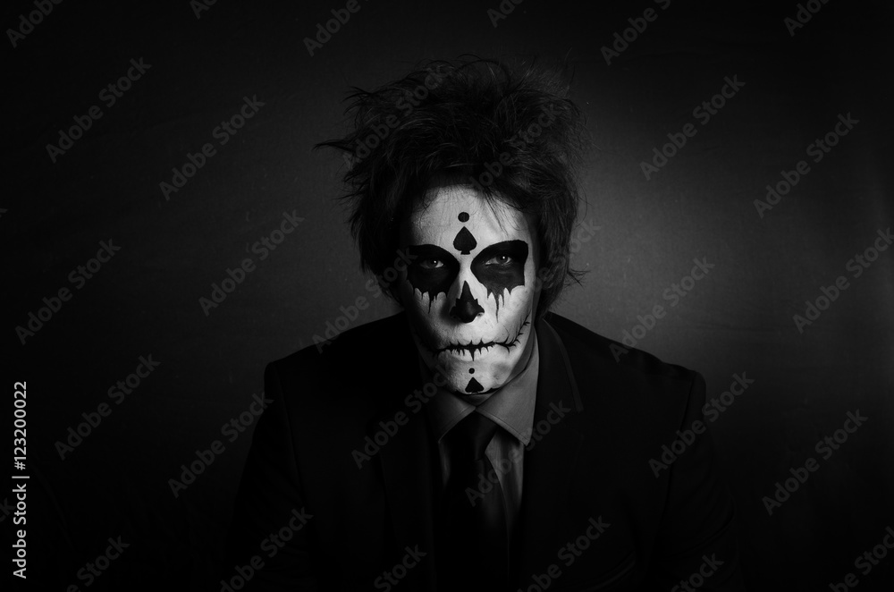 Grimme man for a holiday Halloween Grimme man for a holiday Halloween
