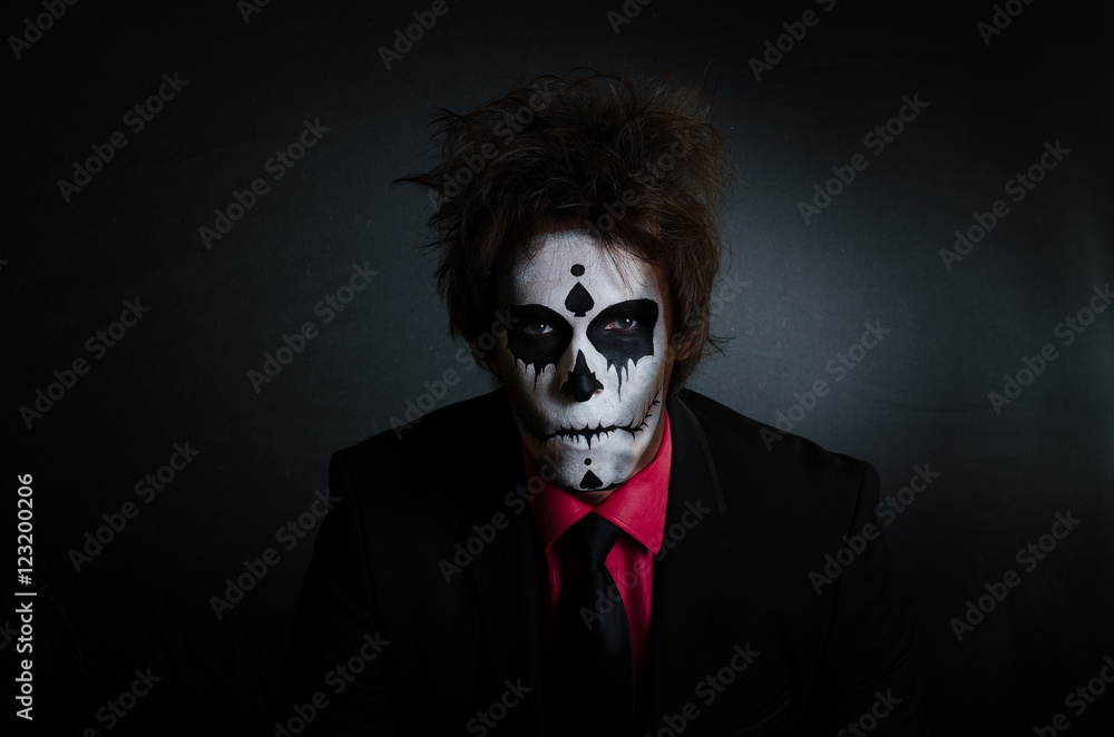 Grimme man for a holiday Halloween Grimme man for a holiday Halloween