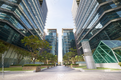 Canvas Print Streets and buildings of Kuala Lumpur, the capital city of Malaysia