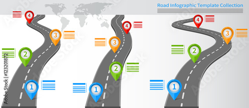 Collection of road diagrams