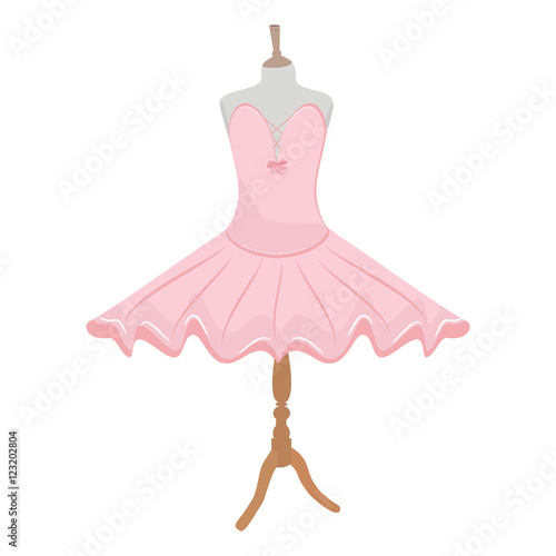 Ballet dress on mannequin