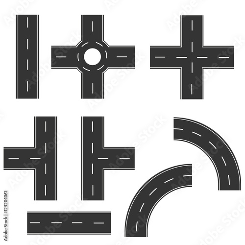 Road elements set