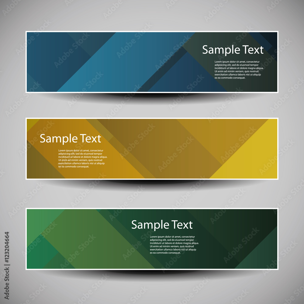 Fototapeta premium Banner or Header Design with Abstract Pattern