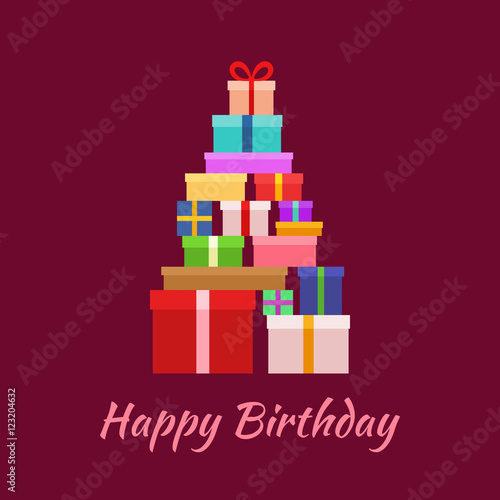 Happy Birthday with Gifts