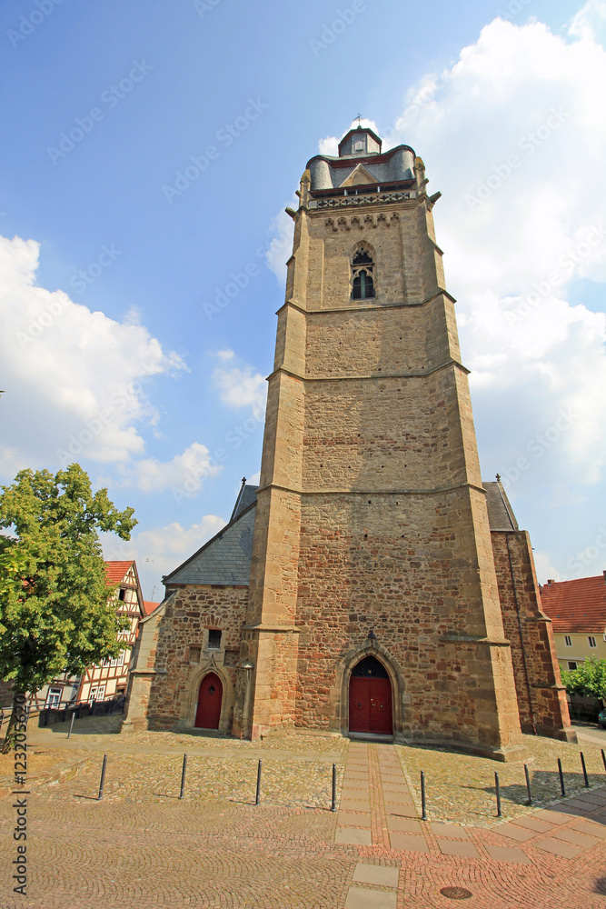 Bad Wildungen: Gotische  Stadtkirche (15. Jh., Hessen)