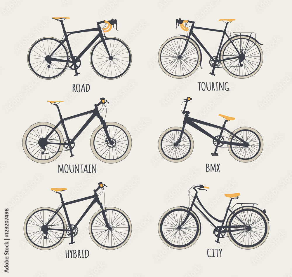 set of bikes set of bikes