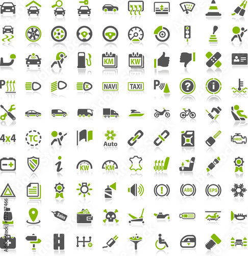 Green Iconset Car Automobile Auto