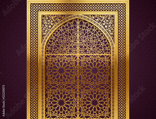 Background with Arabic Pattern