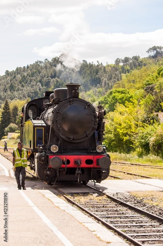 Train à vapeur à  Anduze. photo