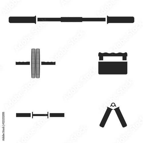 Sports equipment, vector illustration.