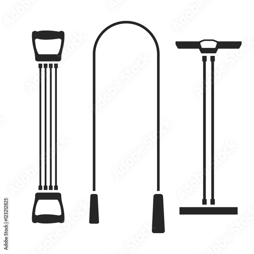 Sports equipment, vector illustration.