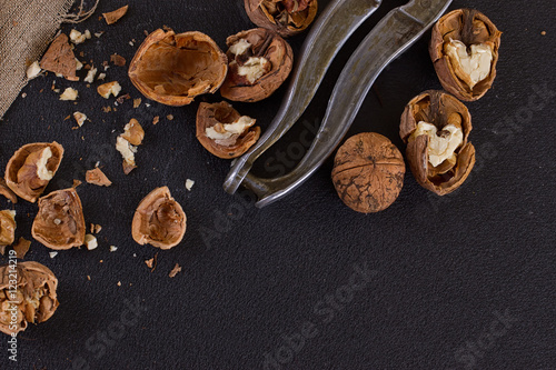 Greek nuts whole and split, the Nutcracker