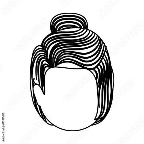 Woman cartoon icon. Avatar people person and human theme. Isolated design. Vector illustration