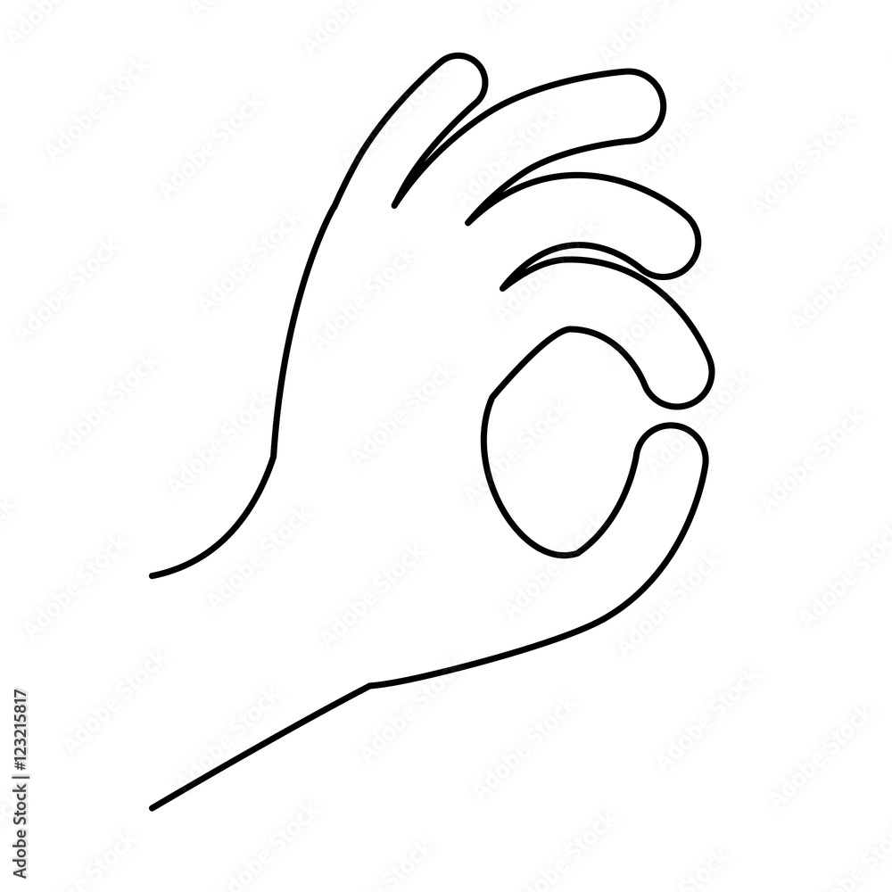 Human hand icon.Gesture palm and fingers theme. Isolated design. Vector illustration Human hand icon.Gesture palm and fingers theme. Isolated design. Vector illustration