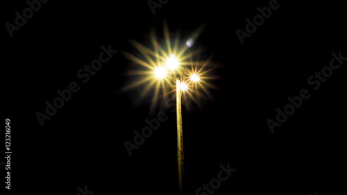 Street lantern star effect  beautiful background element