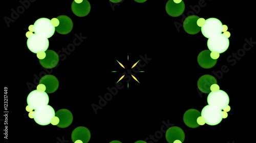 Abstract kaleidoscope animation photo