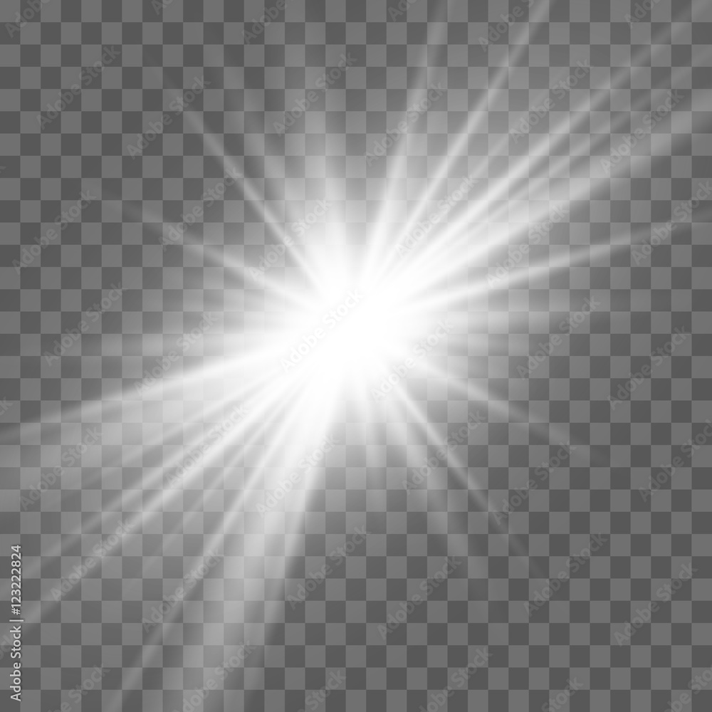 light effect. Star burst with sparkles. Vector illustration light effect. Star burst with sparkles. Vector illustration