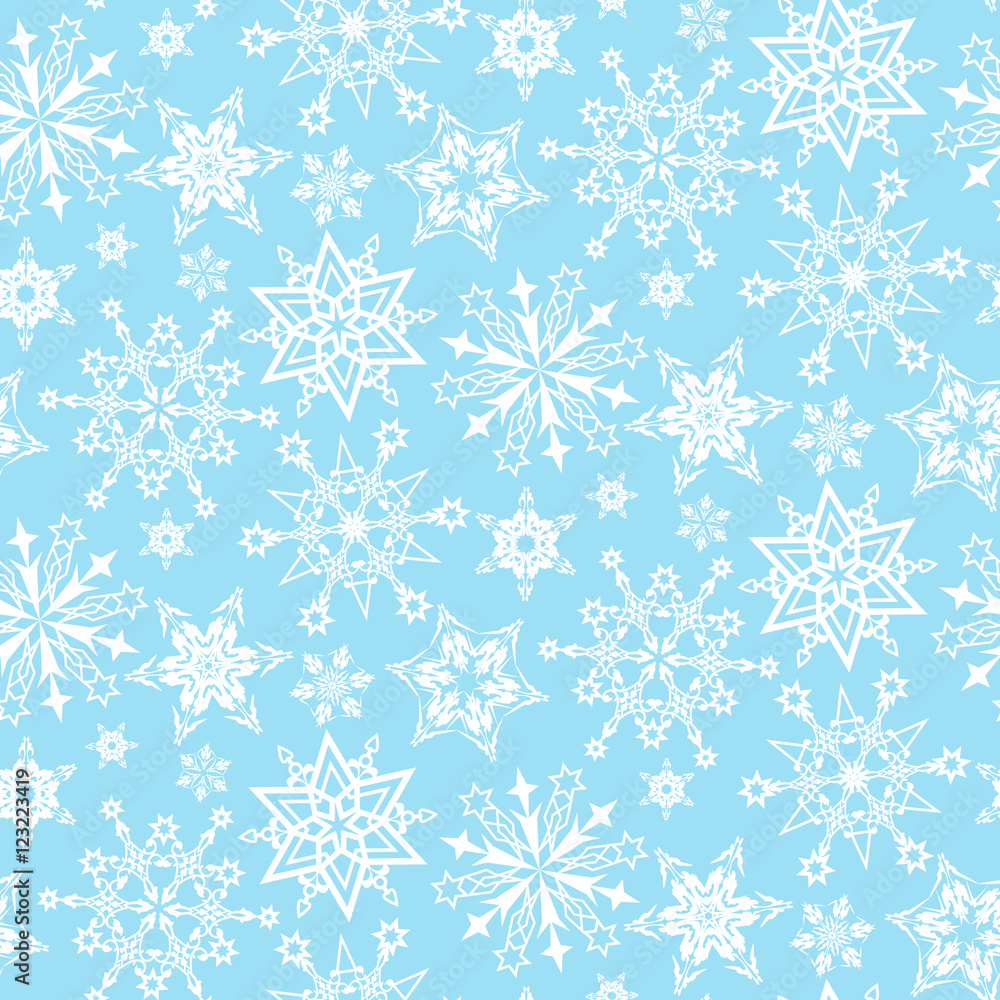 pattern with snowflakes pattern with snowflakes