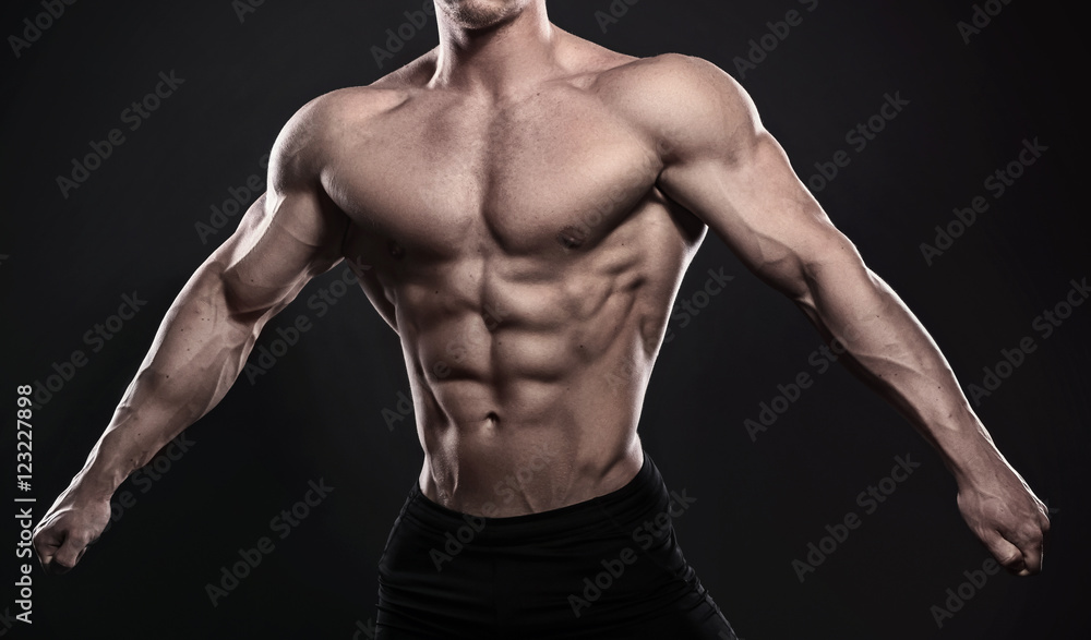 Muscular male torso Muscular male torso