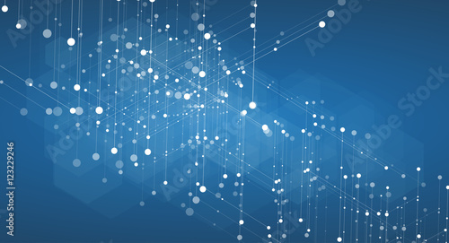 Digital technology world. Business virtual concept. Vector background