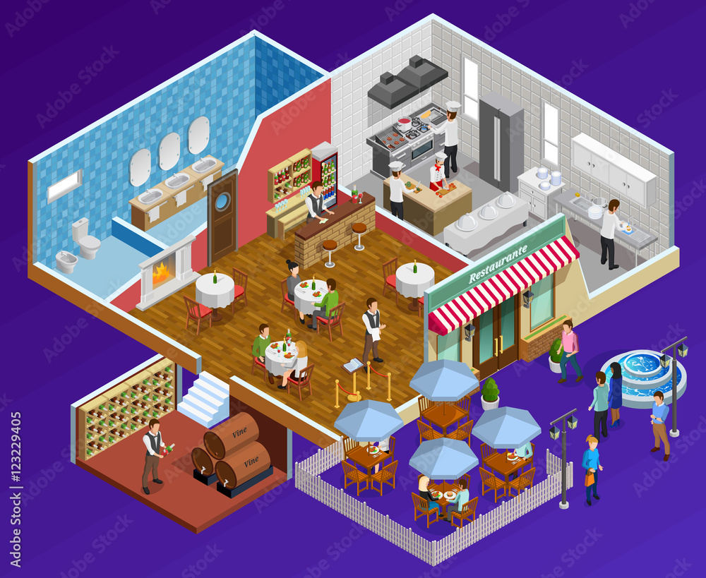 Restaurant Interior Concept 
